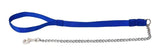 Kennel Chain Lead Medium Thick (L = 30") (T = 3mm) with Nylon Handle (W = 1")