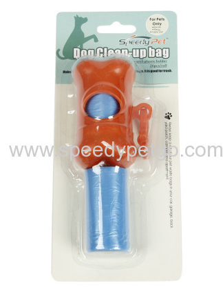 Speedy Pet waste Clean Up Bags With Holder (2 X 20 Pcs) - Orange
