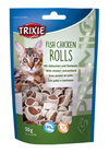 Trixie Premio Fish Chicken Rolls Cat Treats