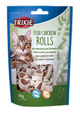Trixie Premio Fish Chicken Rolls Cat Treats