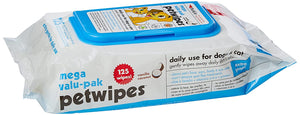 Petkin Coconut Vanilla Flavour Petwipes Mega Value Pack For Dogs & Cats