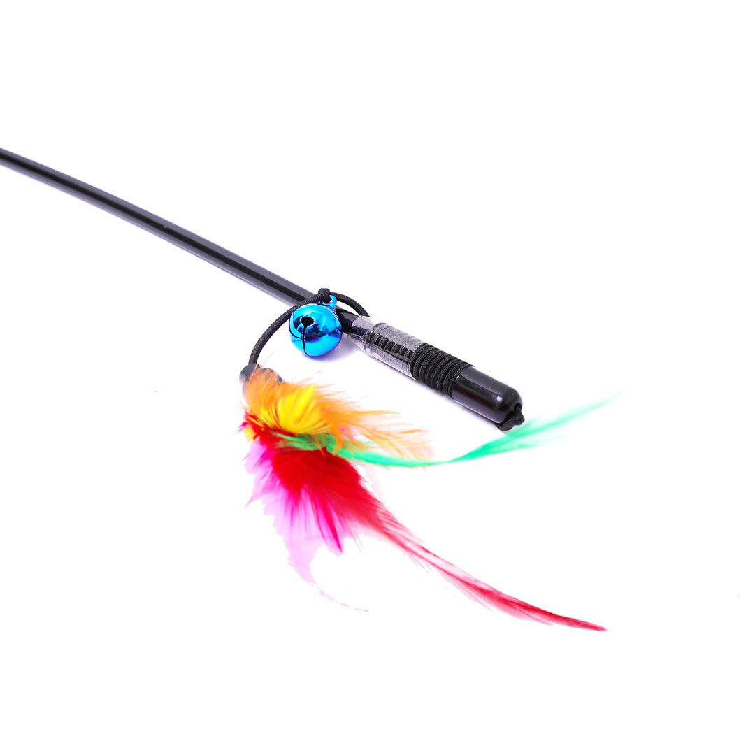 Trixie Spielzeug Playing Rod with Feathers Cat Toy