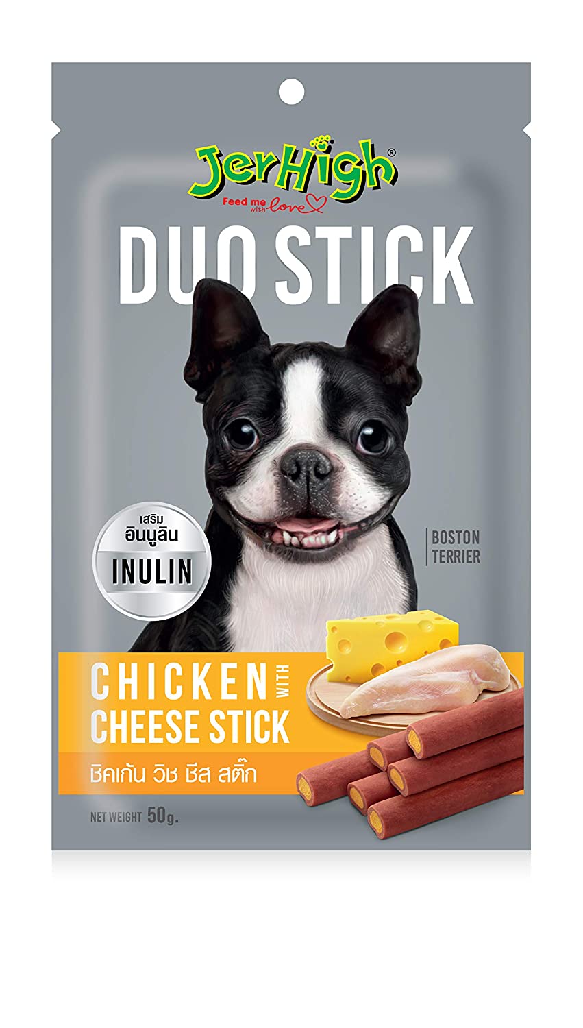 JerHigh : Duo Stick – Chicken with Cheese Dog Treat