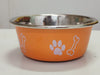 Pets Empire Coating Bone & Paw Print Bowl For Dogs