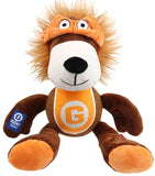 Gigwi Agent Lion Plush and Tennis Ball with Squeaker