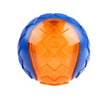 Gigwi Squeaker Transparent Ball -  Blue/Orange