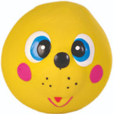 Trixie Animal Faces Toy Balls Latex Dog Toy