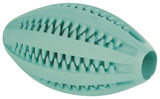 Trixie Spielzeug Denta Fun Natural Rubber Mint Flavour Rugby Ball