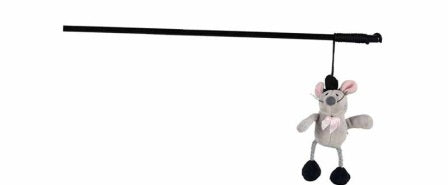 Trixie Playing Rod With Squeaky Magician Mouse For Cat