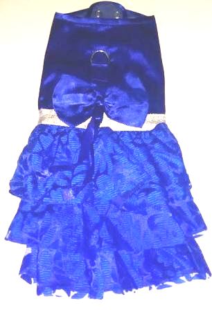 Zorba Cat Frock Blue (Size - 14")