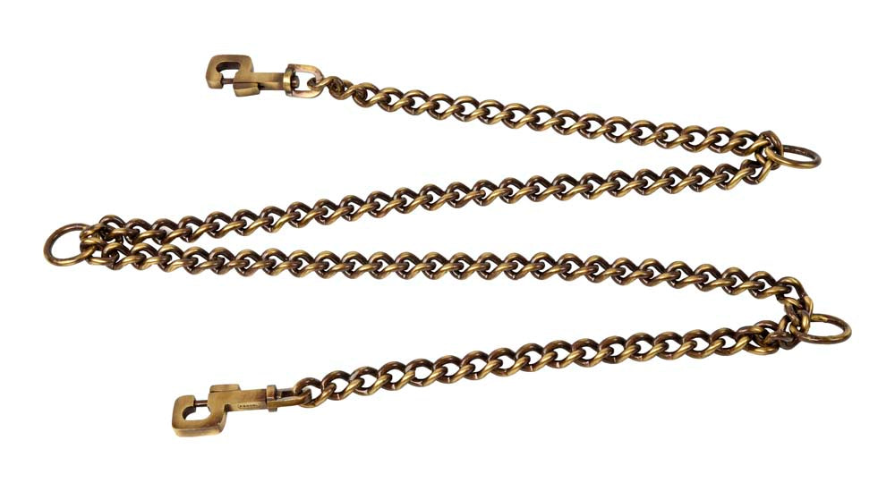 Kennel Coupling Chain Brass Medium Thick (T = 3mm)