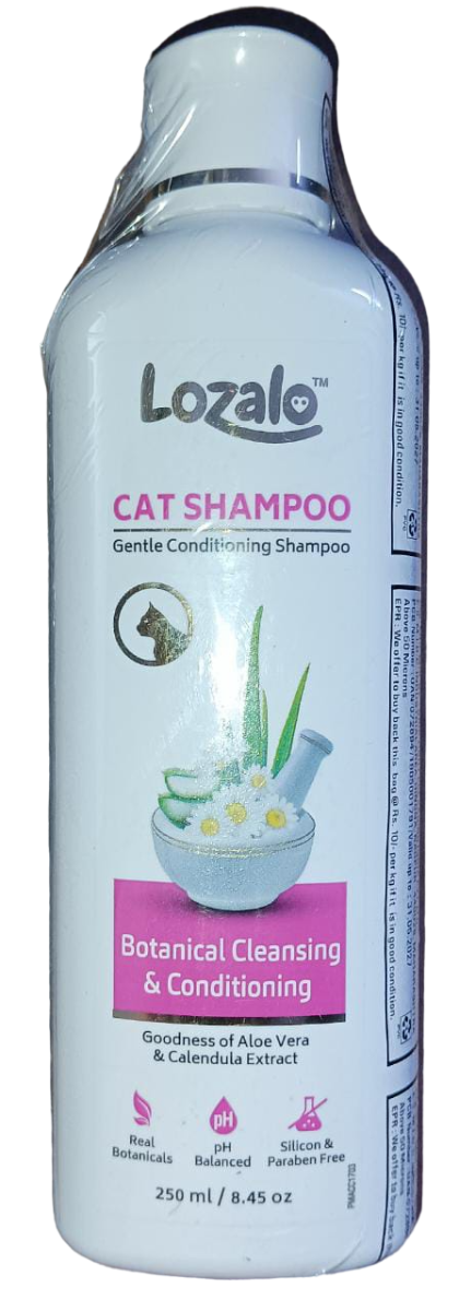 Lozalo Botanical Cleansing & Conditioning Cat Shampoo