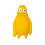 Squeeezys Monster Brother Yellow Squeaky Latex Dog Toy