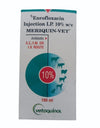 Vetoquinol Meriquin-Vet Enrofloxacin 10% Injection I.P. for Farm Animals