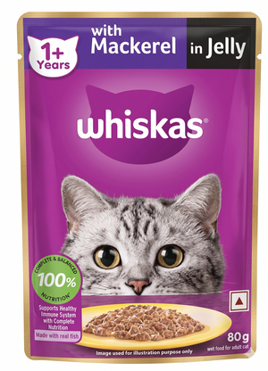 Whiskas Mackerel In Jelly Wet Cat Food