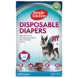 Simple Solution Disposable Diapers - Medium - 12 Pcs