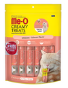 Meo Creamy Treats Salmon Flavour Combo pack 20 pcs +  4 pcs Free (15g Each)