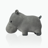 Basil Cuddly Soft Hippo Plush Dog Toy