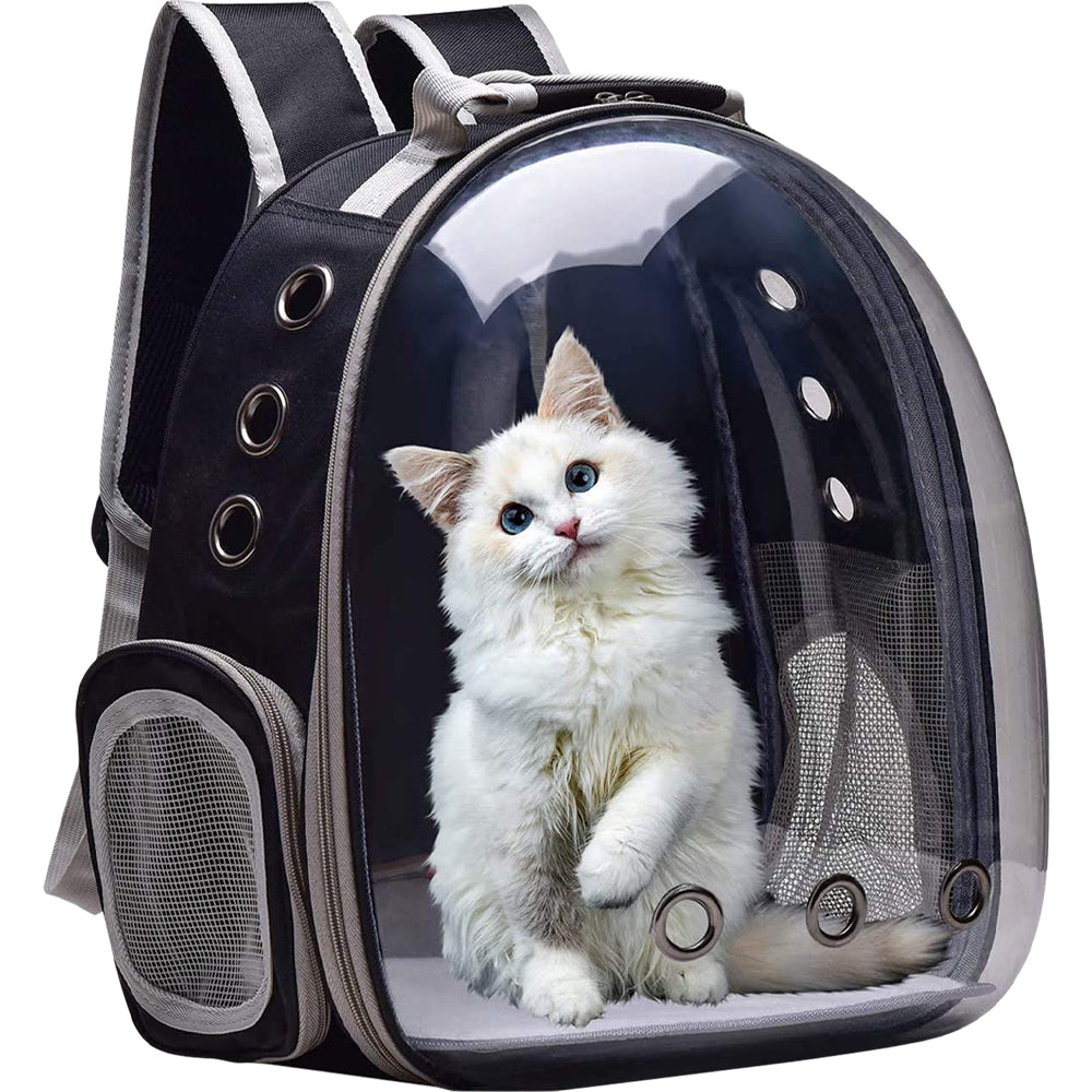 Smarty Pet Astronaut Space Bubble Window Capsule Breathable Transparent Backpack Carrier (Color May Vary)
