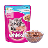 Whiskas Kitten Tuna in Jelly Pouch 85 G (Pack Of 12) - Ecom Pack