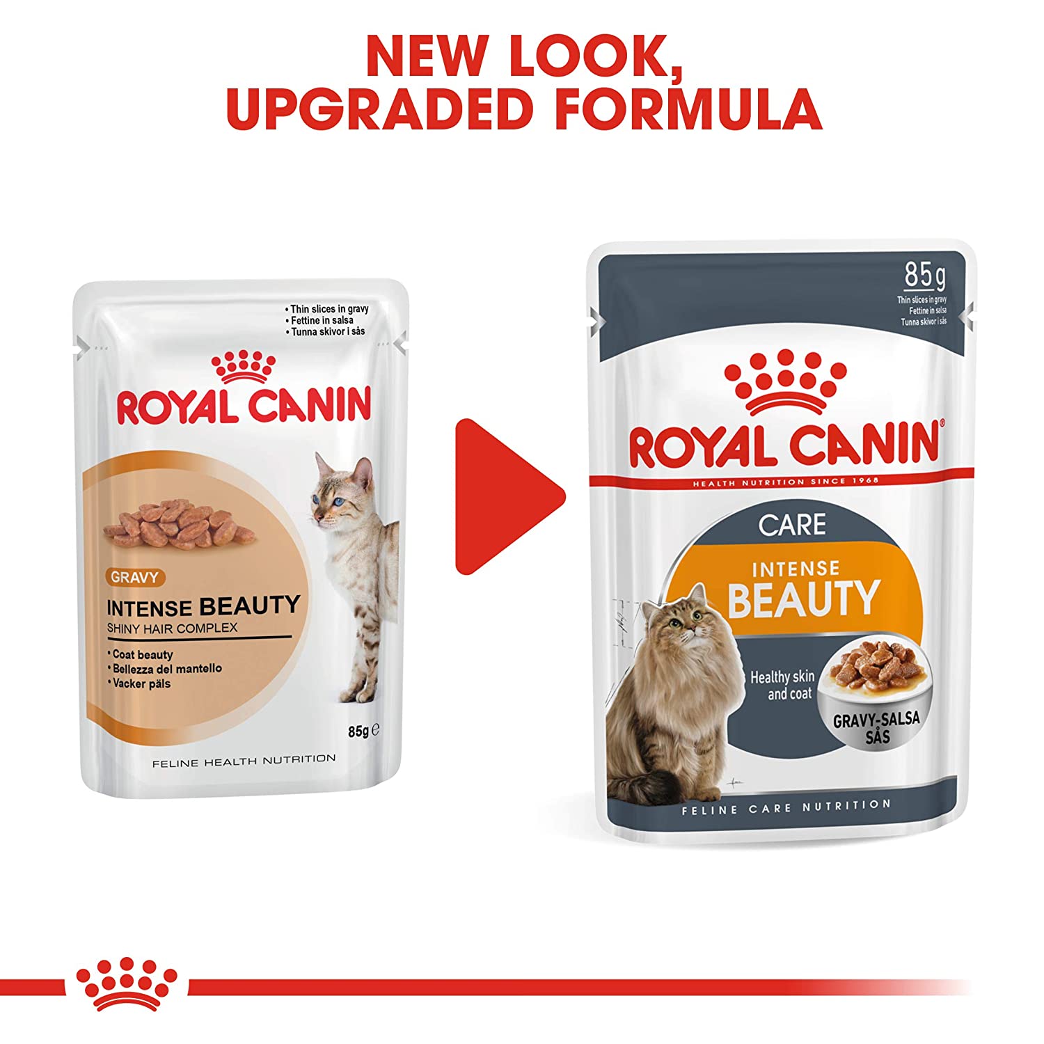 Royal Canin Intense Beauty Gravy Salsa Sas Cat Pouch