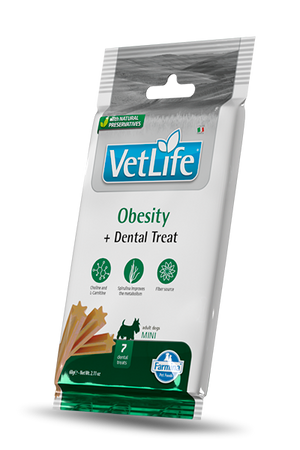 Farmina : VetLife Obesity Dental Treat for Mini Adult Dogs