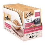 Sheba Skipjack & Salmon 35 G (Pack Of 12) - Ecom Pack