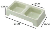 Pets Empire Double Diner Plastic Bowl For Dogs & Cats