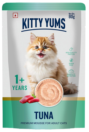 Kitty Yums Tuna Premium Mousse For Adult Cats