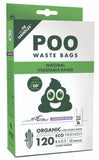 M-Pets Natural Vegetable Based Poo Waste Bags With Tie Handles  - Lavender Scent