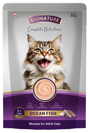 Signature Grain Zero Ocean Fish Mousse For Adult Cats