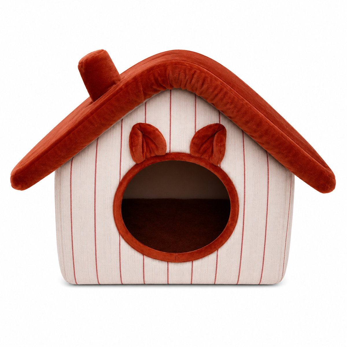 Canes Venatici Luxury Velvet Pet House With Cushion