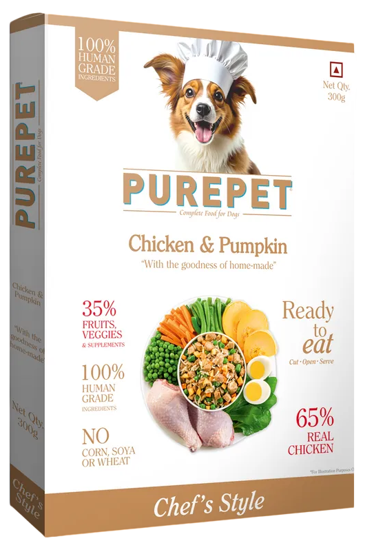Purepet Chicken & Pumpkin Biryani Fresh Food For Dogs