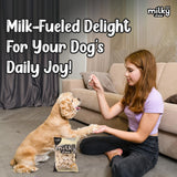 Dogaholic Milky Chew Knotted Bone Dog Treats