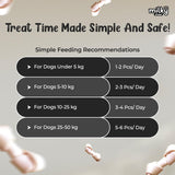 Dogaholic Milky Chew Knotted Bone Dog Treats
