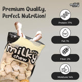 Dogaholic Milky Chew Knotted Bone Dog Treats