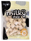 Dogaholic Milky Chew Knotted Bone Dog Treats