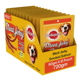 Pedigree Meat Jerky Smoked Salmon Flavor 60 G Pack Of 12