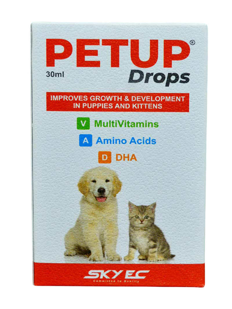SKYEC Pet Up Drops – Growth & Development of Pups