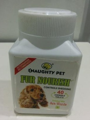 Naughty Pet Fur Nourish Tablets