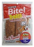 Super Bite Treats Jerky Steak Chicken