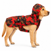 Kennel Printed Color Raincoat - Red