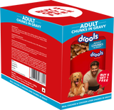 Drools Real Chicken and Chicken Liver Chunks in Gravy Adult Dog Food (Buy 5 Get 1 Free)