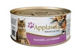 Applaws Mackerel With Sardine Cat 70g Tin - Pack Of 24