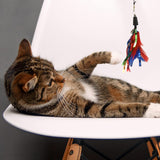 Basil Feather Stick With Ball Cat Toy