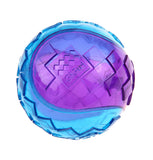 Gigwi Squeaker Transparent Ball - Blue/Purple