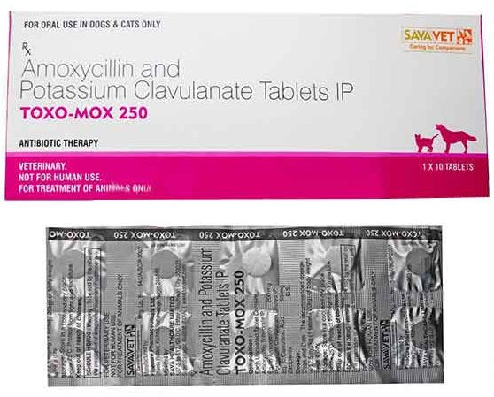 Savavet Toxo-Mox 250 mg Tablets – For Dogs & Cats