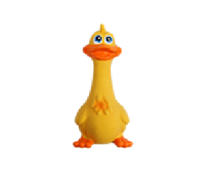 Speedy Pet Duck Latex Toy Yellow