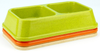 Super Double Square Plastic Bowl For Dog