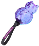 Gigwi Push To Mute Owl Transparent Dog Toy Purple/Blue